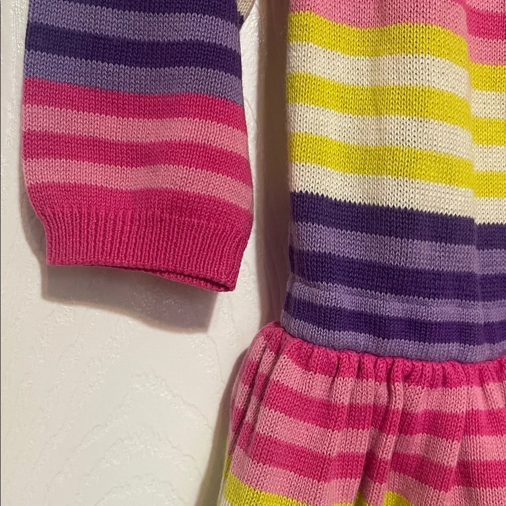 The Children’s Place Striped Mulit Color Dress Long Sleeve Size 3T